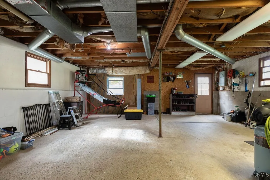 Former garage space