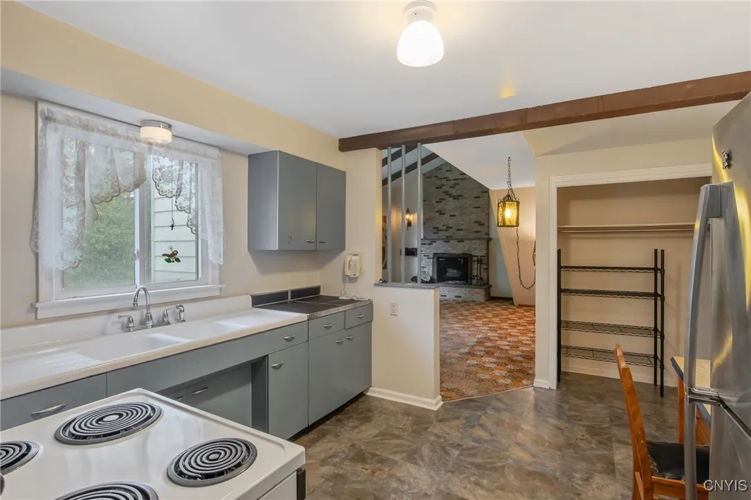 View of kitchen from diningroom