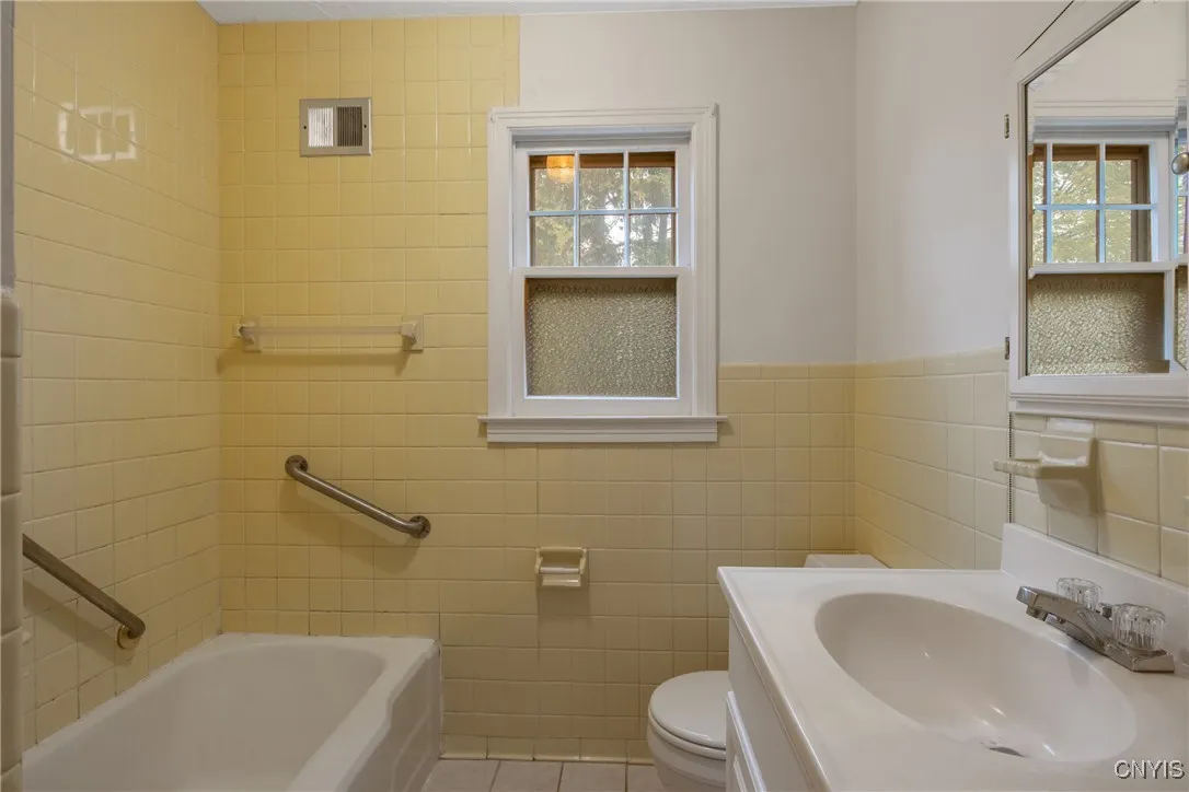 First level full bath