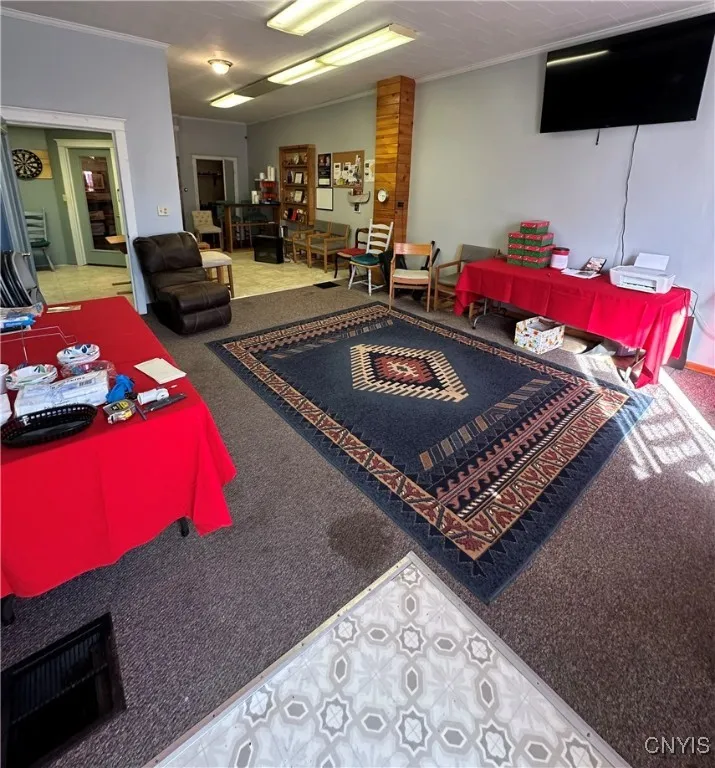 Commercial main entrance