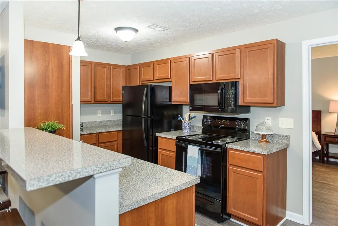 Typical Fully-Equipped Kitchen with Breakfast Bar