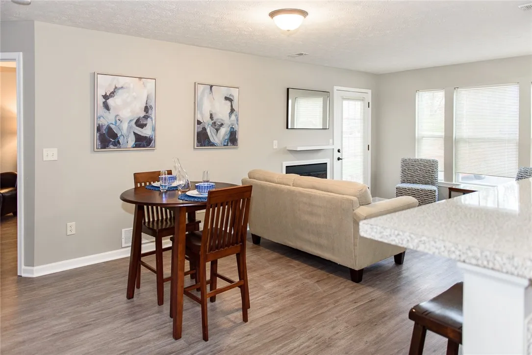 Typical Great Room with Living, Dining & Kitchen Areas - Lehigh Park Apartments