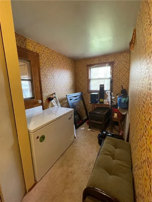 Rear entry - mudroom/storage area