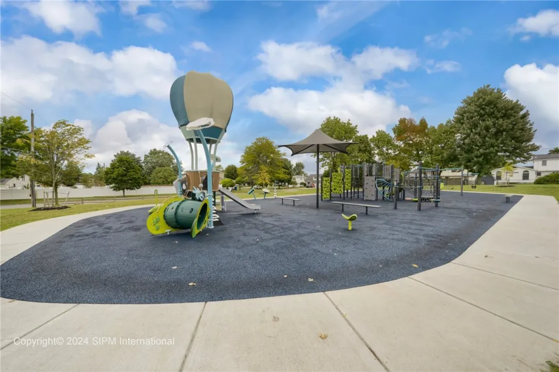 The town of Amherst's new Playground