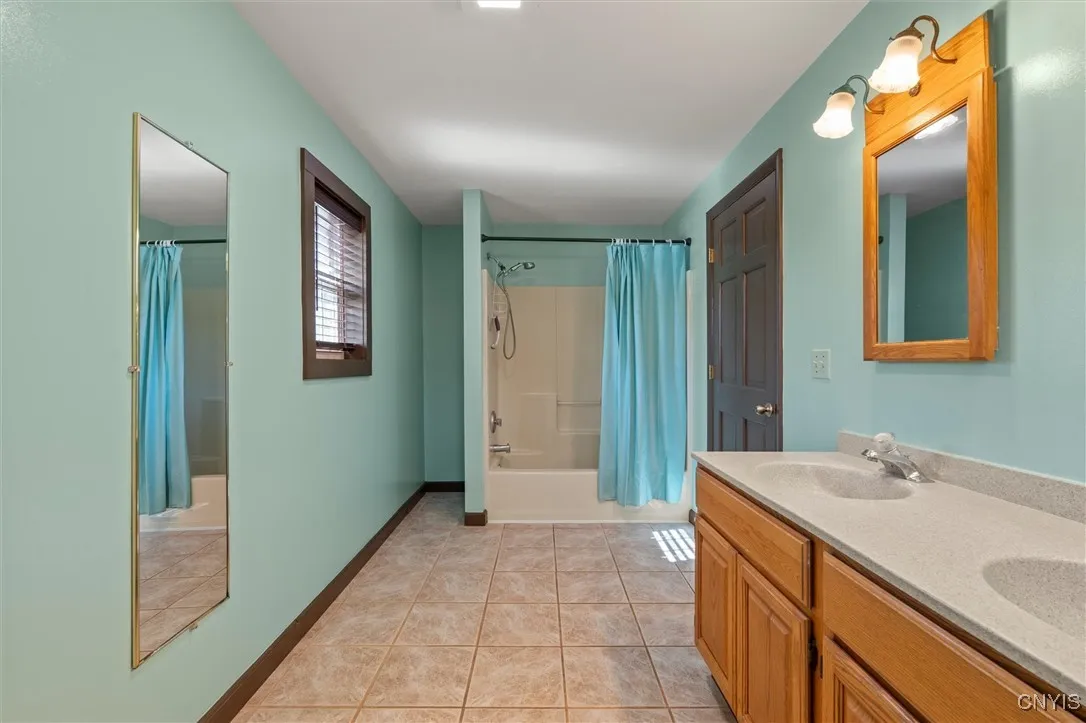 Second Floor Bath-double sink