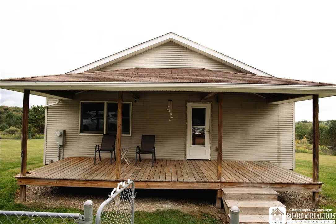 Back side of house-Faces driveway