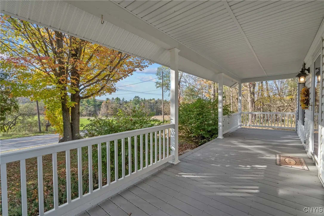 Front porch, new composite decking.