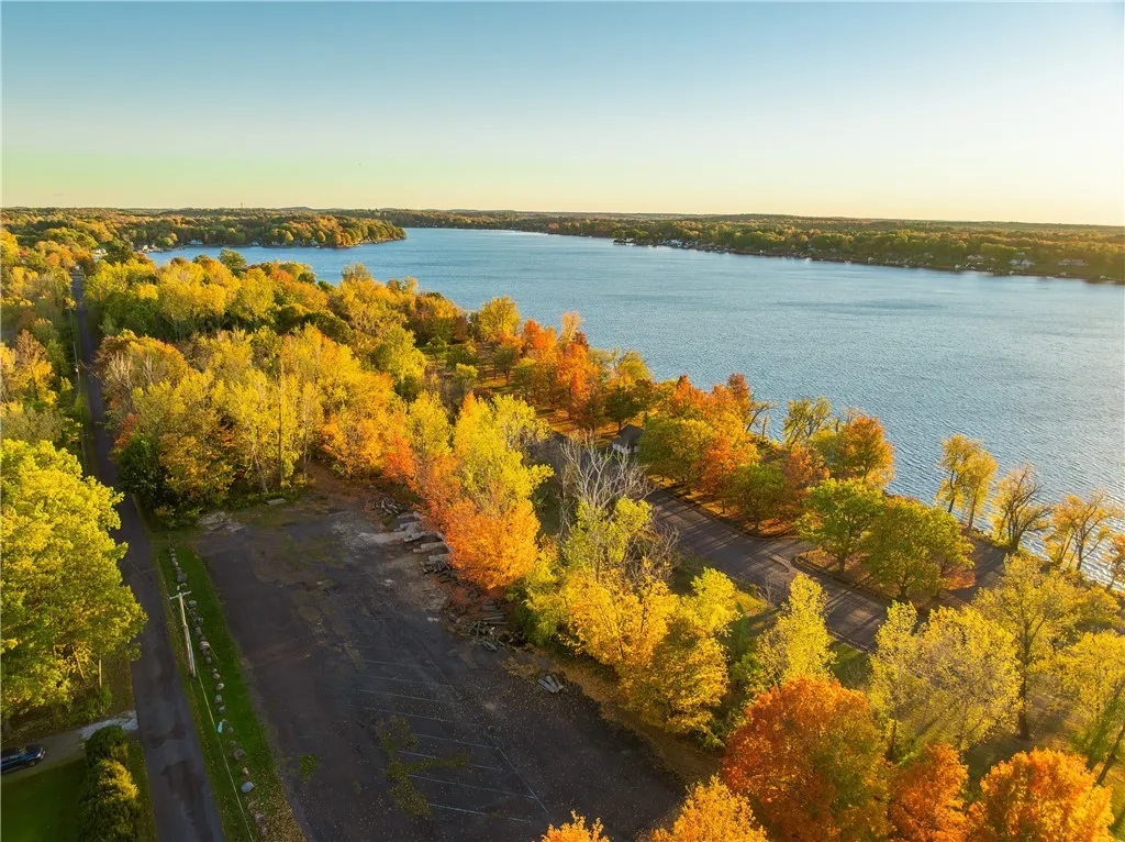 AERIAL VIEWS OF LITTLE SODUS BAY LOOKING SOUTH.