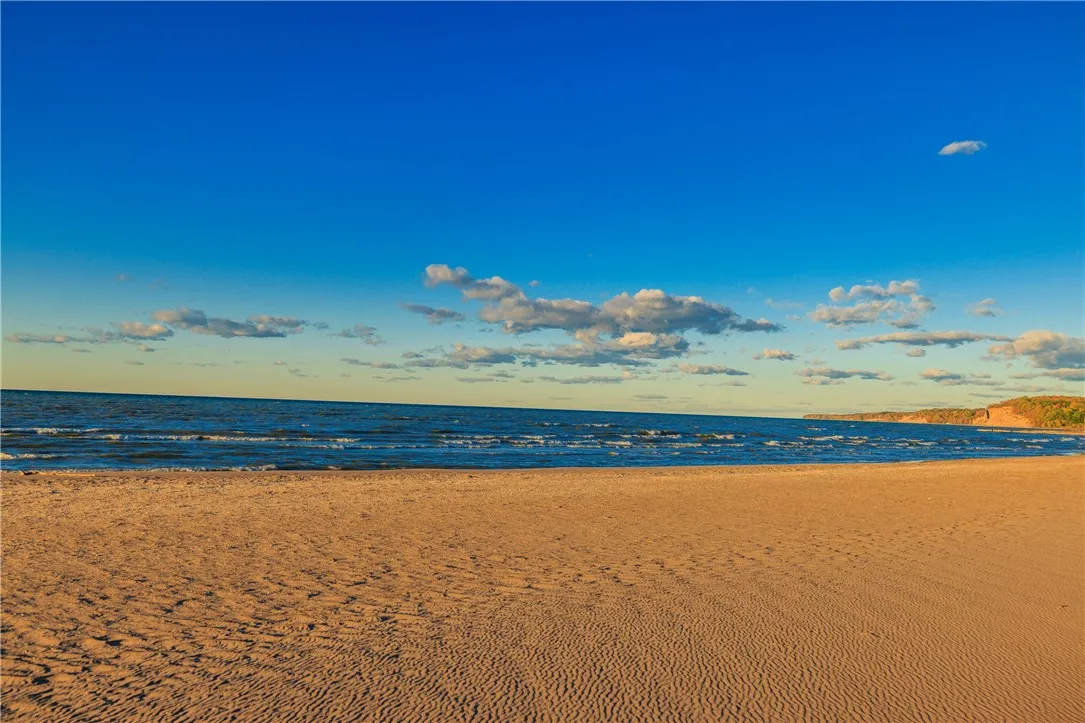 VIEWS OF NEARBY FAIR HAVEN BEACH STATE PARK LOOKING EAST