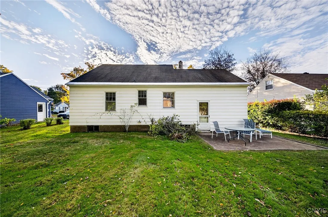 Back of the home.