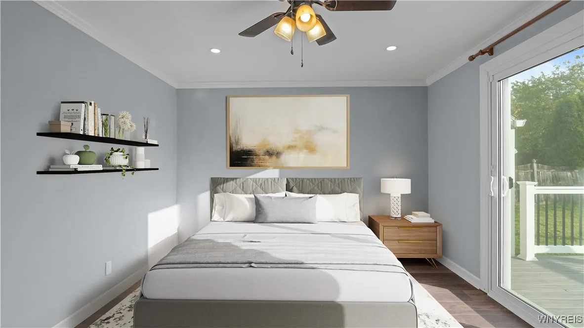 Bedroom - Virtually Staged