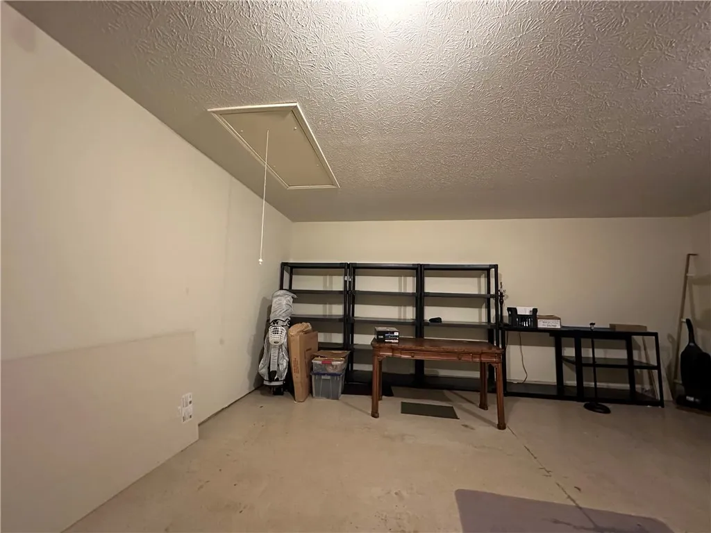 Pull down stairs to attic access