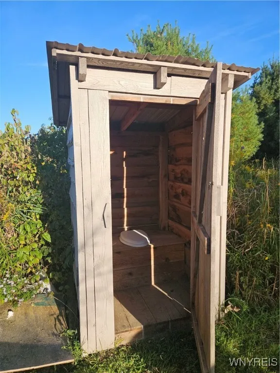 Outhouse at campground