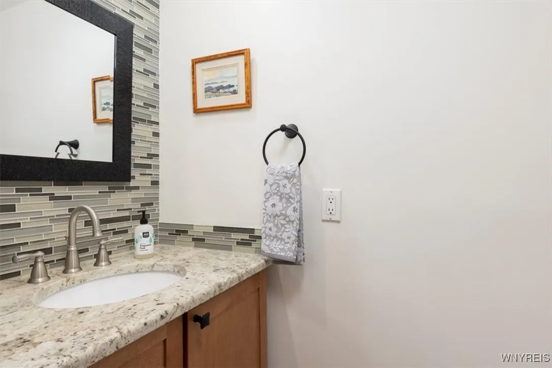 1st floor updated 1/2 bath