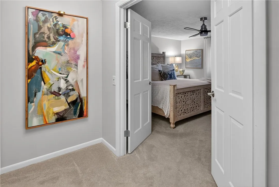 HALLWAY OUTSIDE OF BEDROOM & BATHROOM