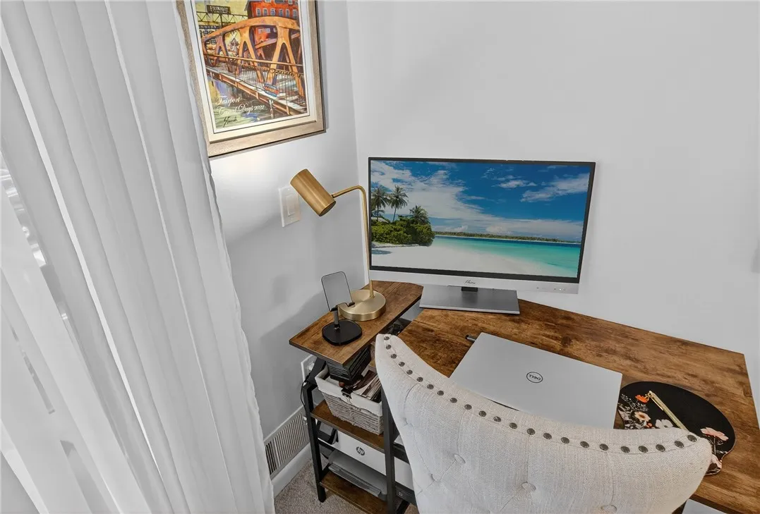 THE GREAT ROOM IS LARGE ENOUGH FOR A WORKSPACE