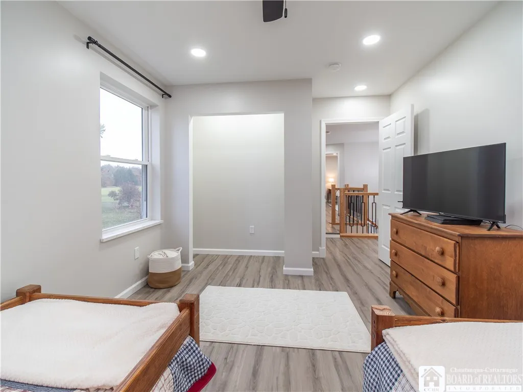 The closet space in the bedrooms are equipped with a wood underlay to allow for a flexible closet system to be installed.