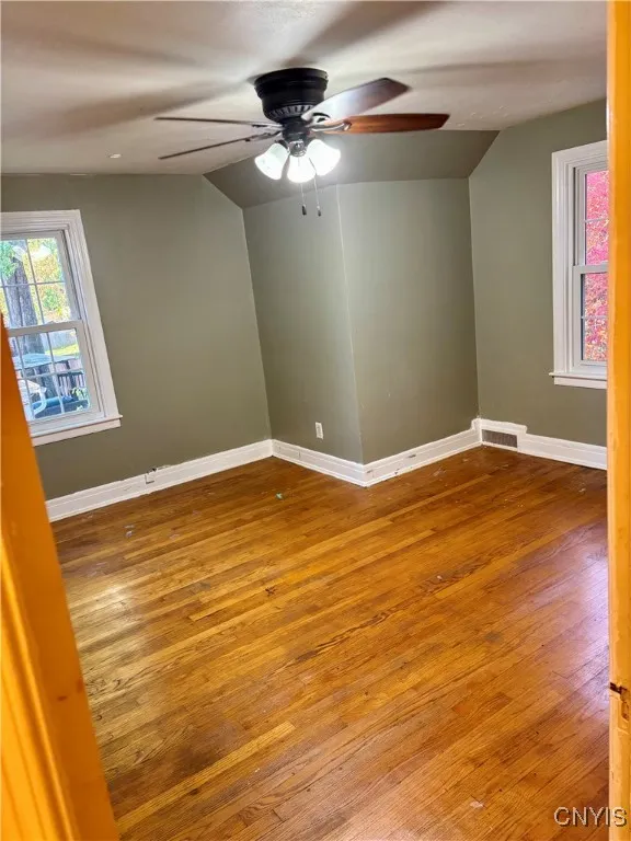 Large bedroom with two closets