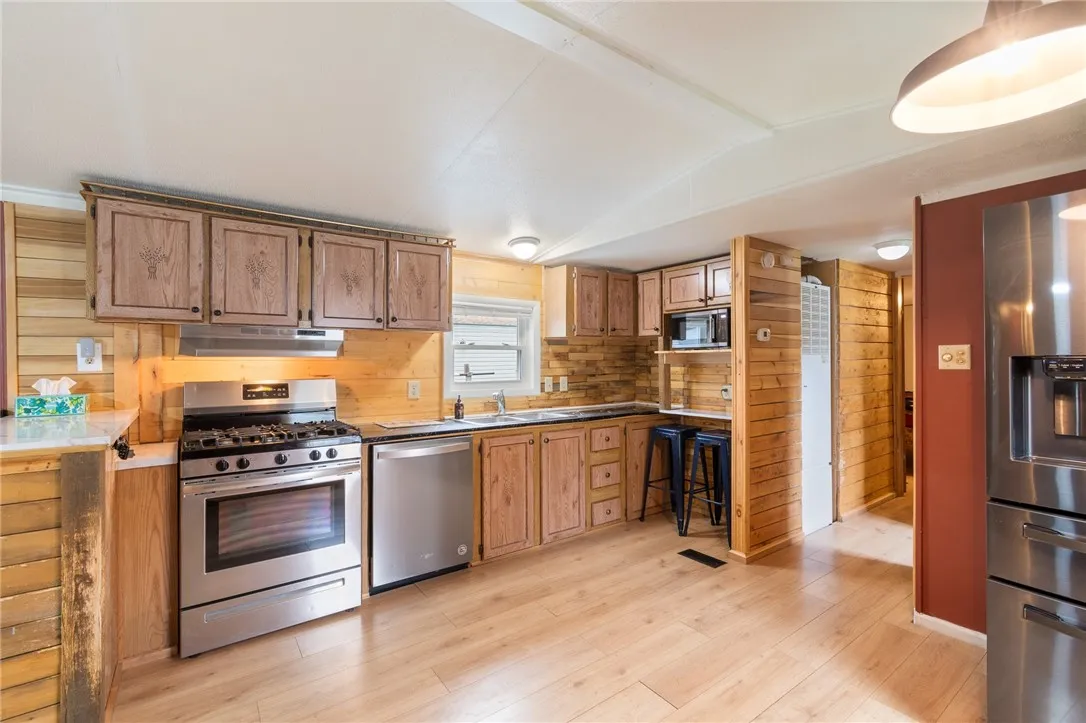 Great kitchen - check out the breakfast nook! ALL NEW FLOORING TOO!