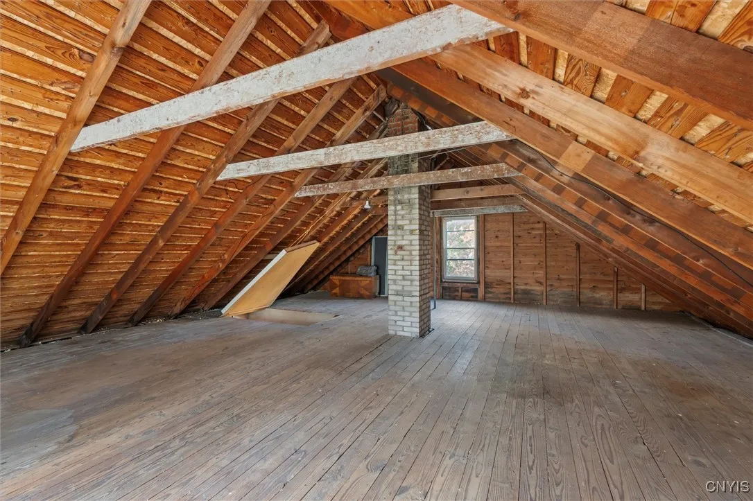 FULL WALK UP ATTIC, OFFERS ENDLESS POSSIBLITIES