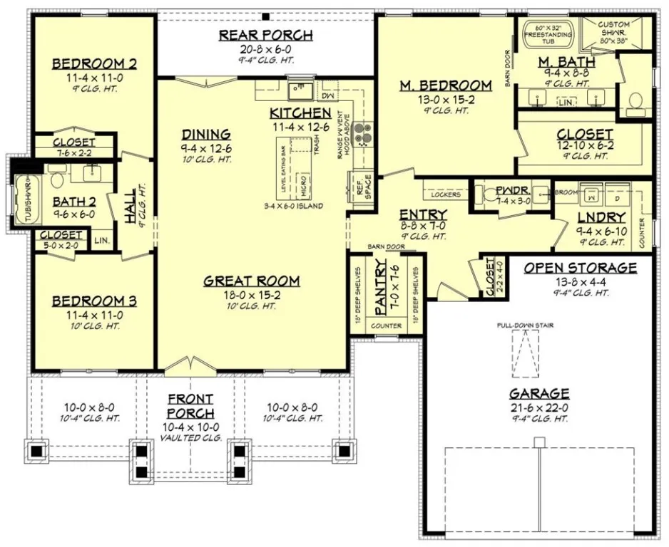 Main Level Floor Plans