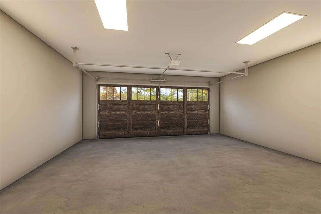 2 Car Garage With Storage Area