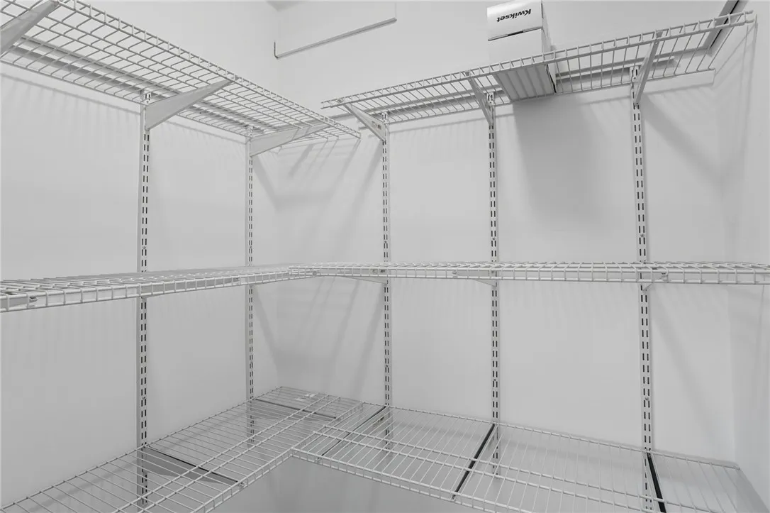   * Walk in pantry with Closet Maid Shelving *