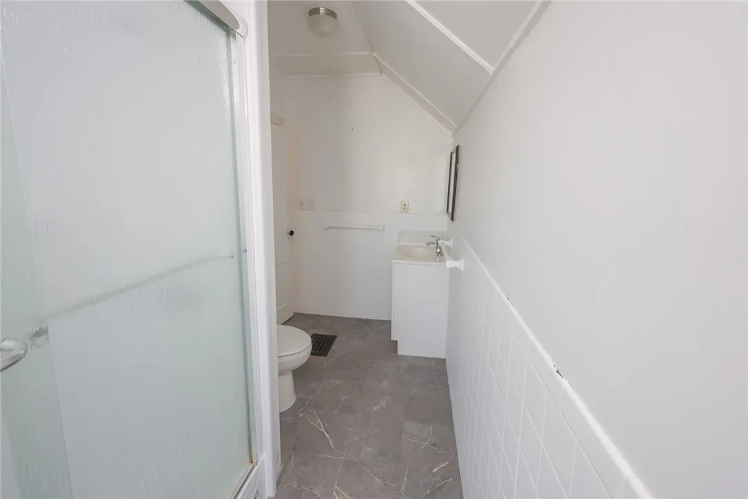 Bath with walk-in shower