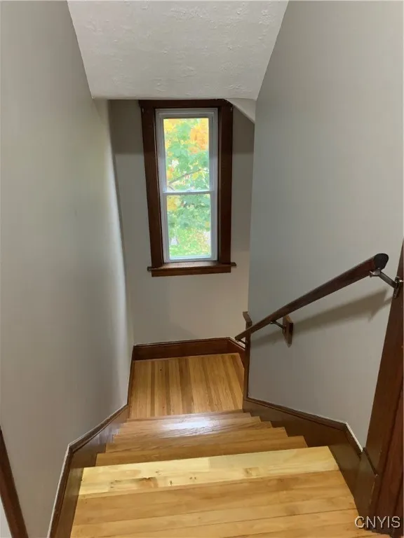 top of stairs