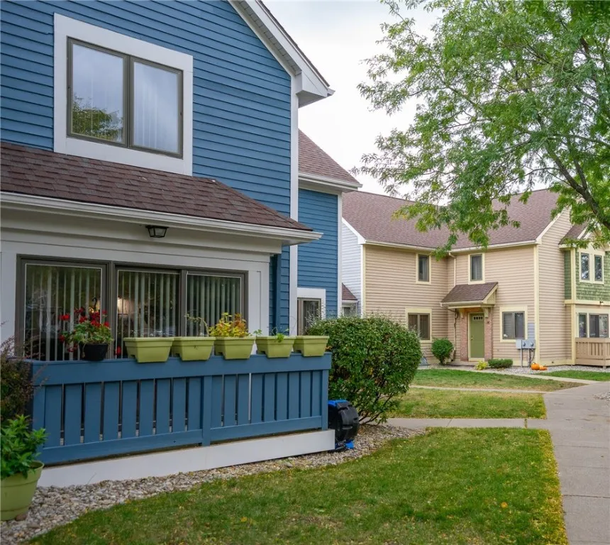 Typical townhome exterior at Corn Hill Townhouses & Apartments