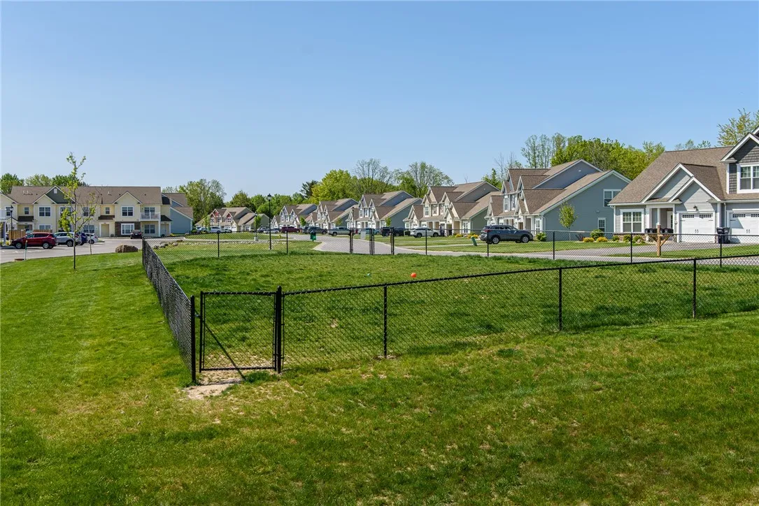 View of Green Wood Park's large Dog Park