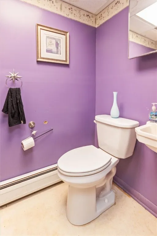 half bath and laundry room
