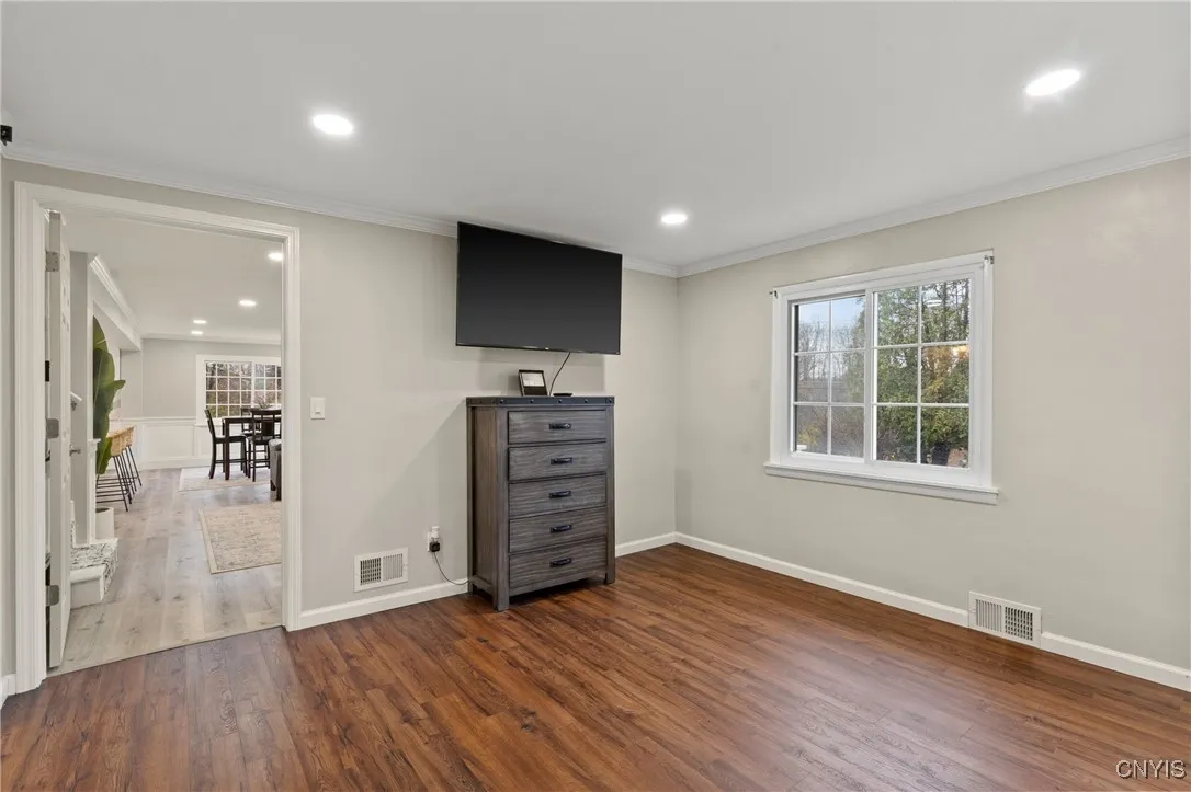 First Floor Primary Bedroom with Ensuite Bathroom and walk-in closet!