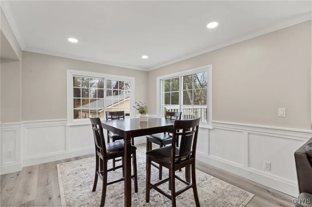 Formal dining open to the Kitchen and Living Room