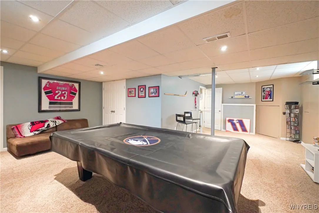 Basement game room