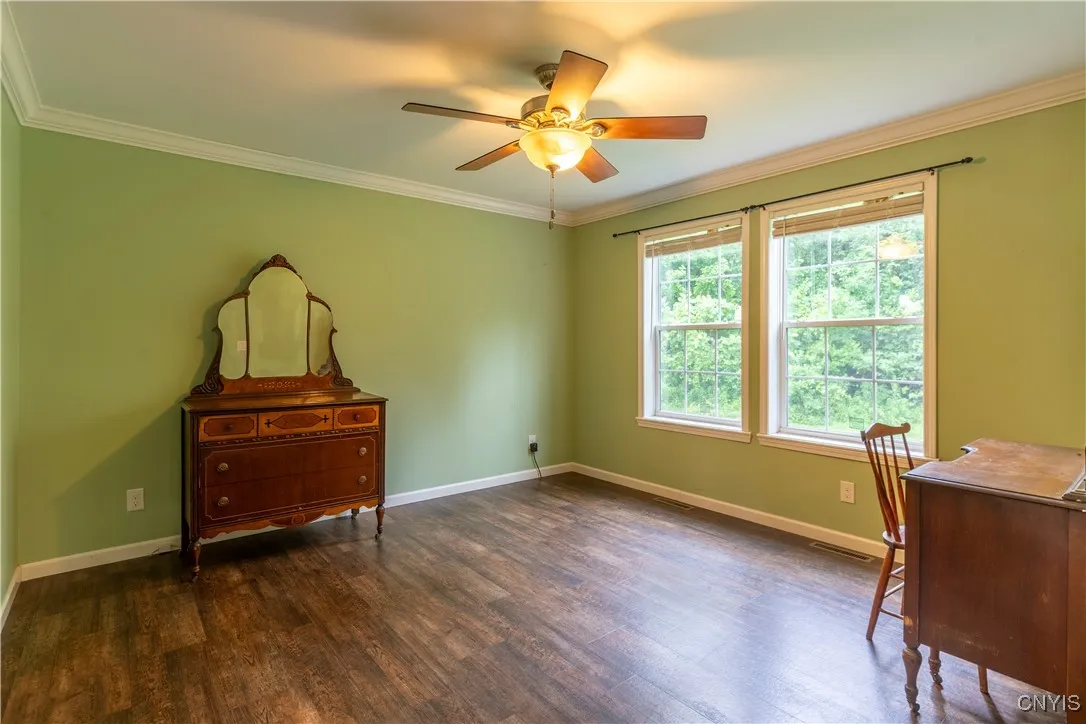 Enjoy a well-designed split-bedroom layout featuring a generous primary suite on one side and two roomy bedrooms on the other—perfect for privacy and functionality.