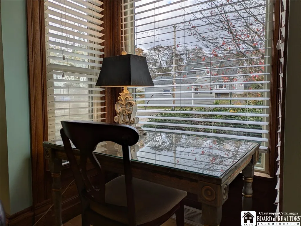 Office nook in the living room