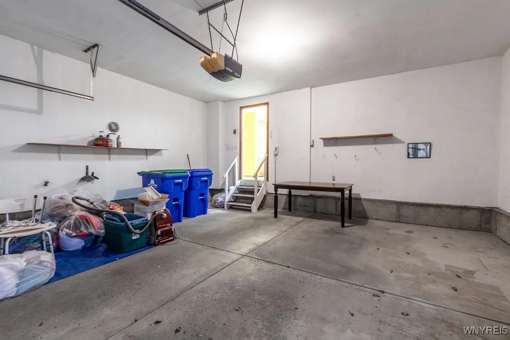 Garage has a hose spigot