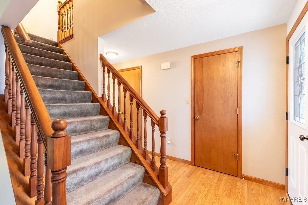 Stairs to second level