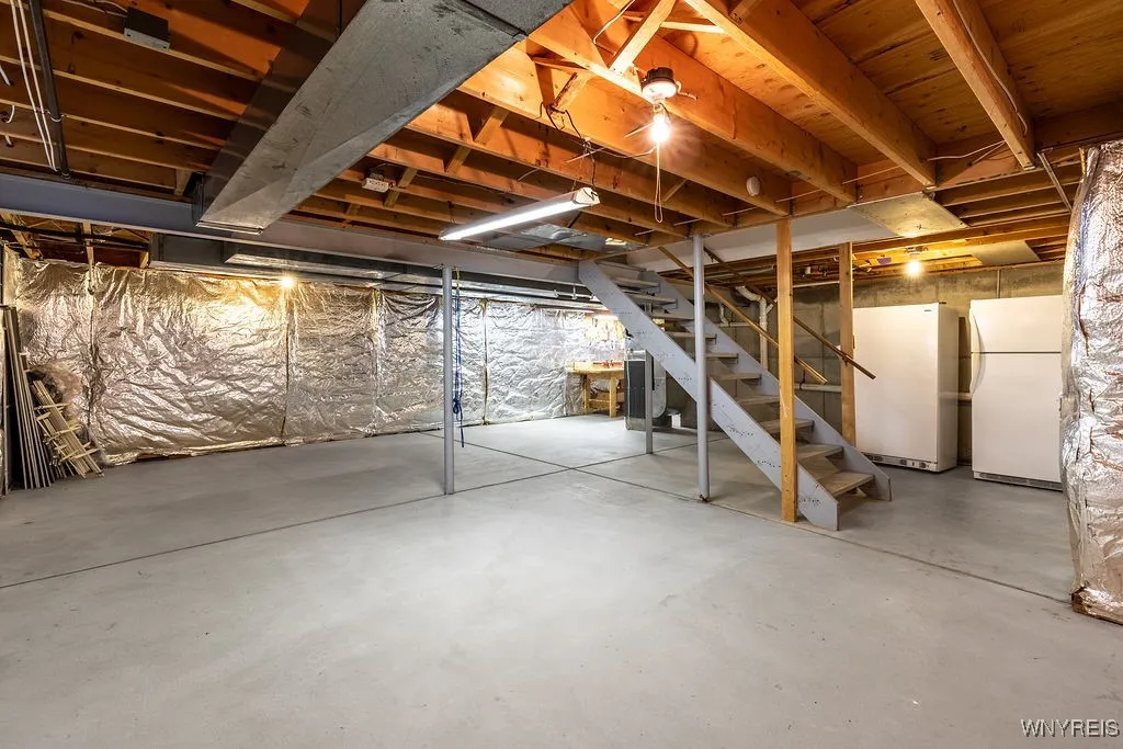 Unfinished basement