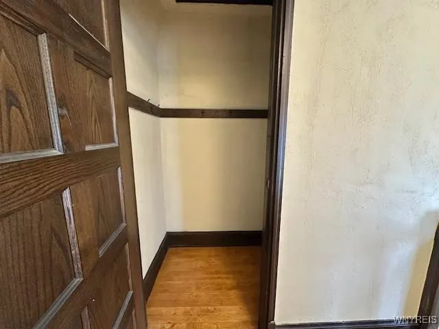 Hall coat closet.