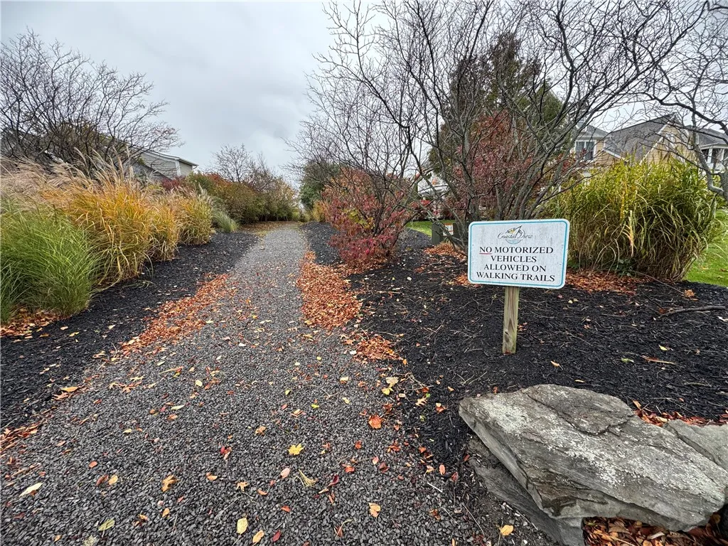 Separate Walking Path leads to Four-Mile-Creek on the South side of the community.