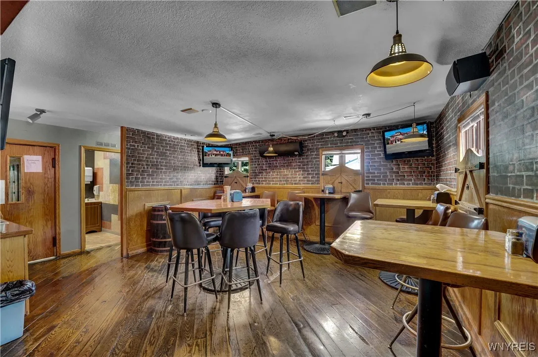 Seating off of bar area