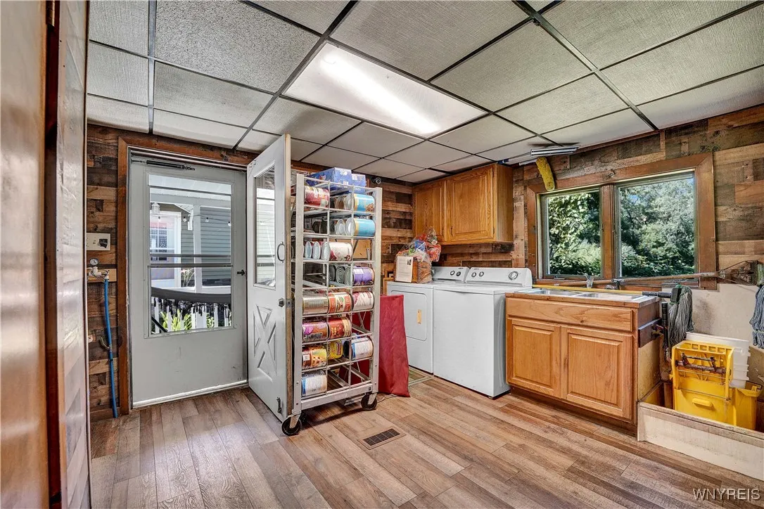 Employee area with separate bathroom