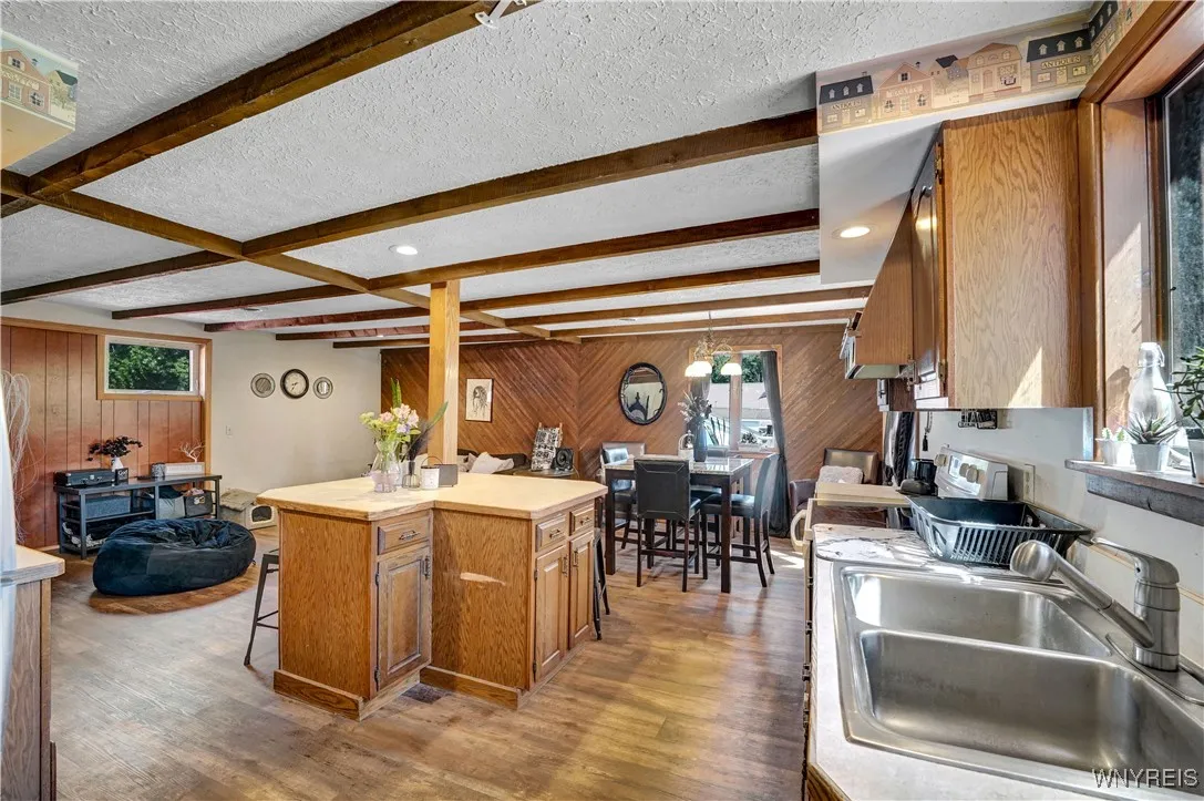 Upstairs Apartment Living Room/Dining/Kitchen Combo