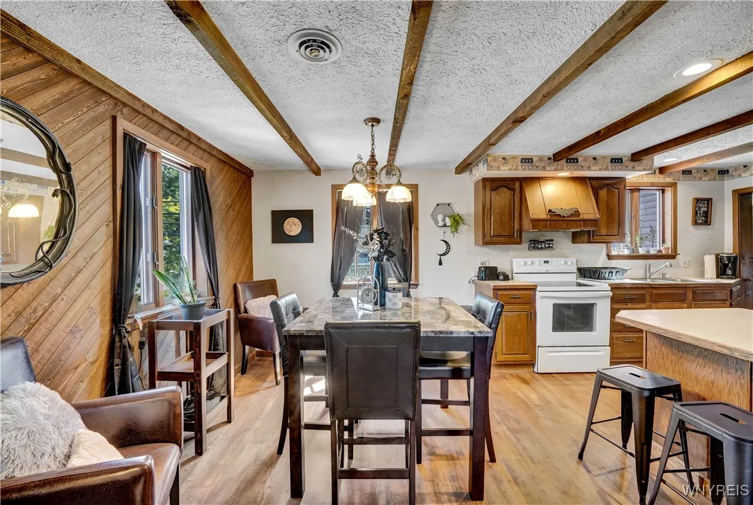 Upstairs Apartment Living Room/Dining/Kitchen Combo