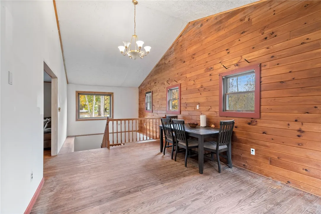 The dining area on the first floor