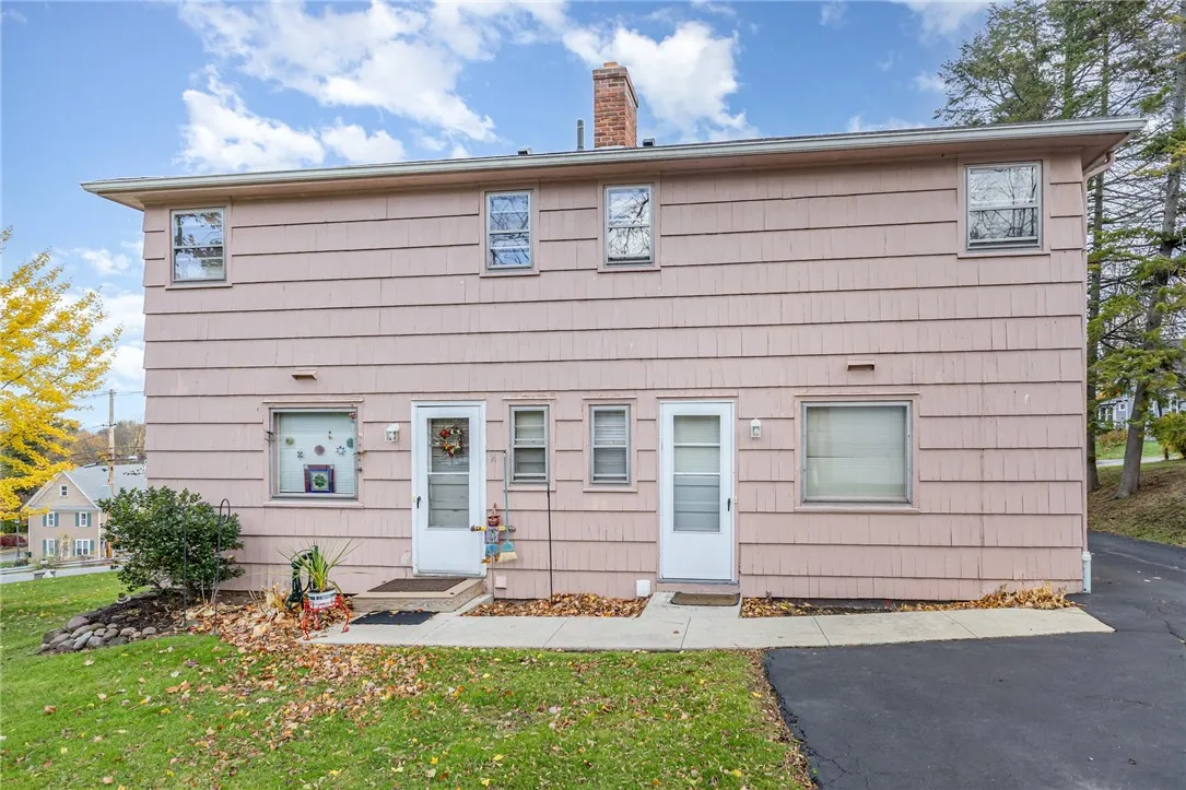 Back door of unit on Right