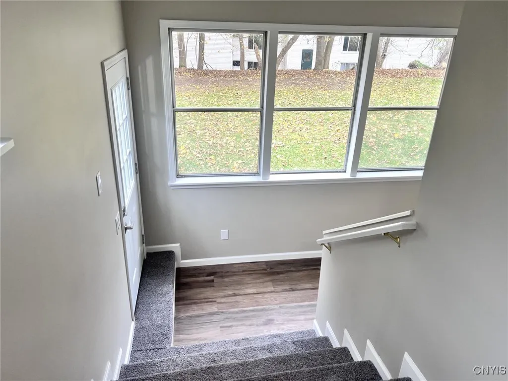 Stairs to 3 seasons room