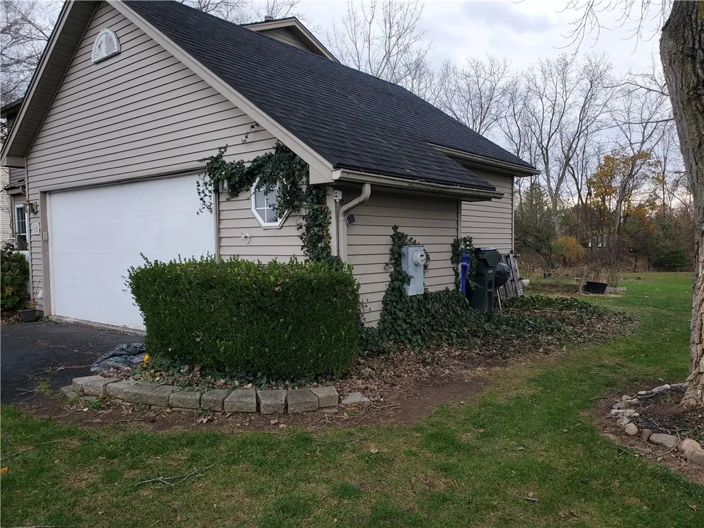 Exterior Side View-2 Car Garage With Storage Bump Out